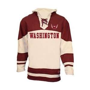  Old Time Hockey Washington Capitals The Road Lace Hooded 
