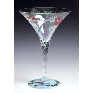 Santa Barbara GLS4 5580B Lolita Martini Glass, Dentist Tini  