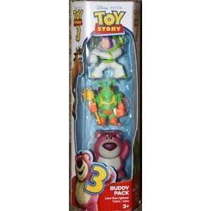   Pack Mini Figures 2 Inches Tall Lotso, Buzz & Twitch Toys & Games