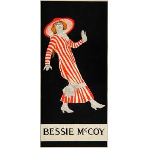  1913 Bessie McCoy Actor Clarence Tilt Mini Poster Litho 
