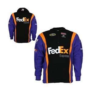  Chase Authentics Denny Hamlin FedEx 1/4 Zip Uniform Hoodie 