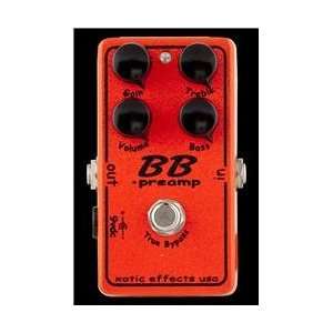  Xotic Effects Bb Preamp Overdrive Guitar Effects Pedal 