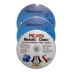   includes 32bit & 64bit Recovery CDs plus the ACRS Emergency Boot Disk