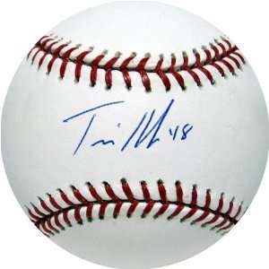  Autographed Travis Hafner Baseball