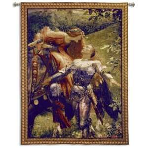 La Belle Dame Sans Merci II Wall Tapestry by SIr Francis Dicksee 53 x 