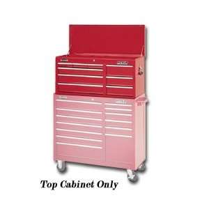  40 in. 9 Drawer Ball Bearing Chest, Red