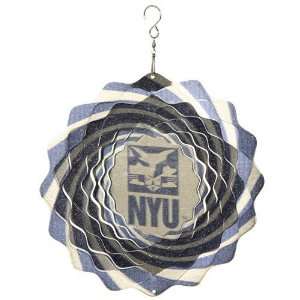  NCAA NYU Violets 10 Team Logo Designer Wind Spinner 