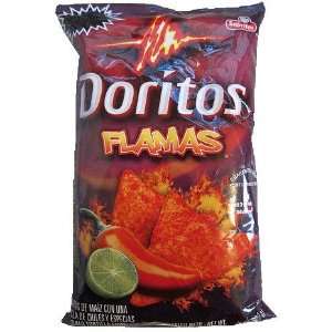 Doritos Flamas Flavored Tortilla Chips, 7.625Oz Bags (Pack of 8)