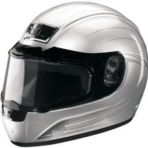   Z1R Phantom Warrior Snow Helmet Silver Small S 0121 0277 Automotive