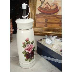Baby Keepsake Ceramic oil bottle flower design   D`Lusso Collections 