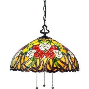  Z Lite Z18 38 03B Rosa 11H 3 Light Pendant in Chestnut 