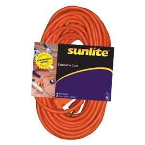  Sunlite 04210   100 Orange Heavy Duty Extension Cord 