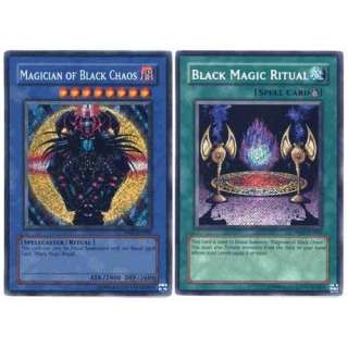   Gi Oh Premium Foil Card Magician of Black Chaos & Ritual (Secret Rare