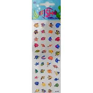  Crystal Sticker   Fish (2 Sheets)   #08003 Toys & Games