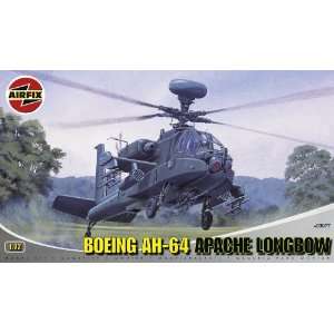 Airfix A03077 172 Scale Boeing AH 64 Apache Longbow Military Aircraft 