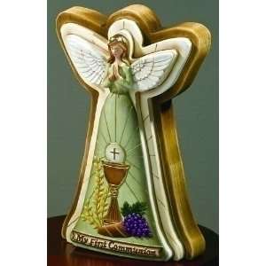   Woodworks My First Communion Layered Angel Figures