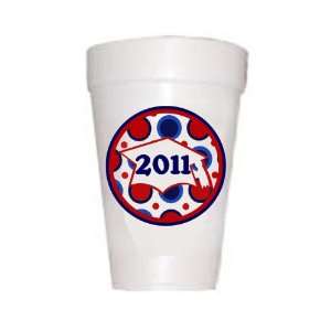  Personalized Red & Blue Graduation Cups Baby