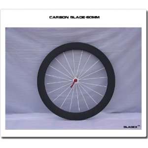 pair 60mm tubular toray full carbon fiber road bike/bicycle wheels 1 