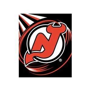  Northwest New Jersey Devils Royal Plusch Raschel Blanket 