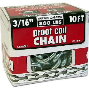  Crawford Lehigh C110PK 3/16 Inch by 10 Foot Proof Coil 