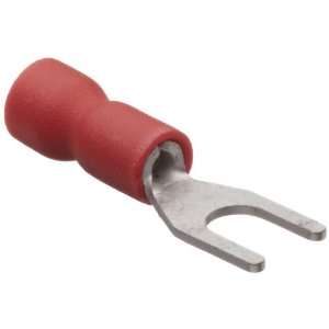 Morris Products 10112 Spade Terminal, Vinyl Insulated, Red, 22 16 Wire 