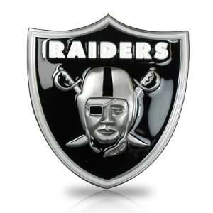   Raiders 3D Logo Trailer Tow Hitch Cover, Official Licensed Automotive