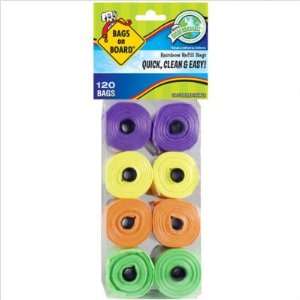  Bags on Board 10209BR Rainbow Pet Scoop Refill Pack with 
