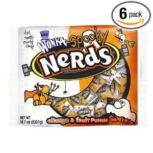 Wonka Nerds, Spooky Halloween, 18.7 Ounce Packages (Pack of 6)