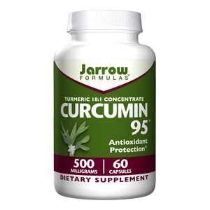  Jarrow Formulas Curcumin 95, 500 mg Size 60 Capsules 