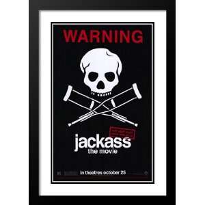 Jackass The Movie 20x26 Framed and Double Matted Movie Poster   Style 