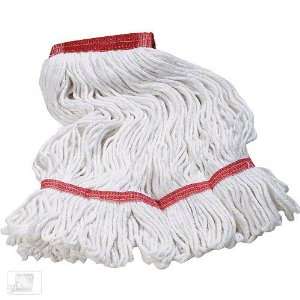   Looped End Premium Natural Wet Mop w/Red Band