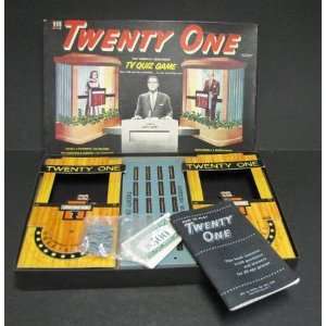  Vintage 1957 Twenty One Game Based on NBCs TV Quiz Game 