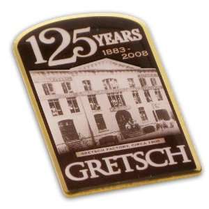  Gretsch Factory 125th Anniversary Tack Pin Musical 