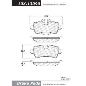  Centric Rear OE Formula Brake Pads 100.13090 Automotive