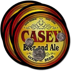  Casey , WI Beer & Ale Coasters   4pk 