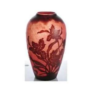  Meyda Tiffany 10 Cameo Flr#2 Vase Rd/Pr 14144