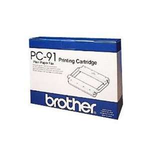  Original Brother PC 91 (PC91) 400 Yield Ribbon Black 