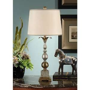  Wildwood Lamps 17110 Pewter 1 Light Table Lamps in Antique 