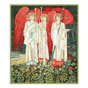 Holy Grail Angels Detail by Arts and Crafts Movement Founder William 