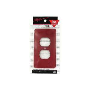   Pack of 24  Red Elec Outlet Cover (Each) By Bulk Buys 
