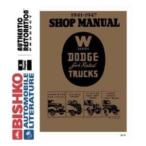  1941 1942 1946 1947 DODGE TRUCK PICKUP Shop Manual CD 