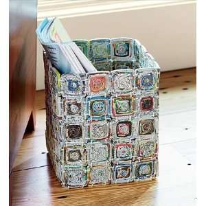  Handcrafted Recycled Paper Basket