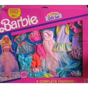 Barbie 6 Fashion Gift Set   6 Complete Fashions (1990 Arco 