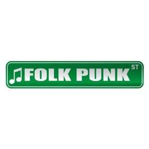   FOLK PUNK ST  STREET SIGN MUSIC