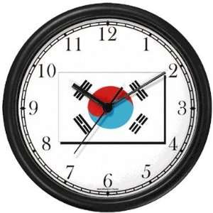  Flag of South Korea No.1   Korean Theme Wall Clock by 