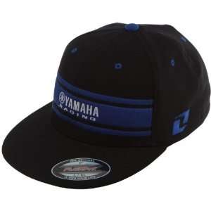One Industries Yamaha Whiteout Mens Flexfit Casual Wear Hat   Black 