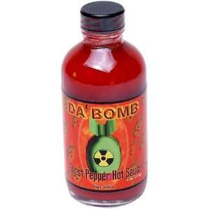 DaBomb Ghost Pepper Hot Sauce, 4 oz Bottles, 4 ct (Quantity of 2)