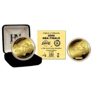  Boston Celtics 2008 NBA Finals Dueling Logos 24Kt Gold 