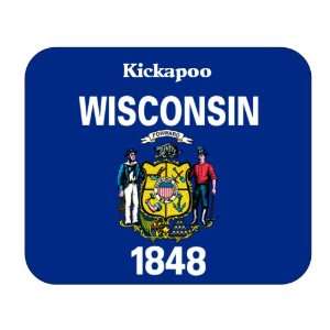  US State Flag   Kickapoo, Wisconsin (WI) Mouse Pad 