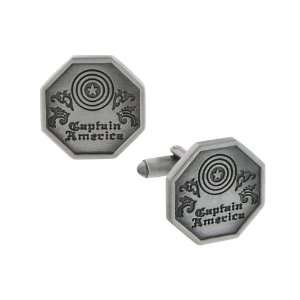 Captain America Pewter Cuff Links